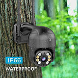 Ip wifi відеокамера, IP Camera PTZ-A8 з віддаленим доступом вулична + блок живлення для ACSee APP, фото 6