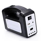 Сонячна станція, портативна автономна система GDPlus GD7 з сонячною панеллю та LED-освітленням для кемпінгу і дачі, фото 5