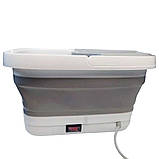 Складана ванночка, масажер для ніг Multifunction Footbath Massager RF-368Z, з підігрівом, для релаксації, фото 5