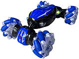 Машинка перевертиш, трюкова радіокерована модель A8863-145 всюдихід з підсвіткою, дрифт ефект, акумуляторна​, фото 2