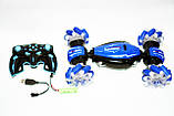 Машинка перевертиш, трюкова радіокерована модель A8863-145 всюдихід з підсвіткою, дрифт ефект, акумуляторна​, фото 6