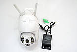 Wi fi камера відеоспостереження, IP Camera PTZ-120 з віддаленим доступом вулична + блок живлення, фото 6