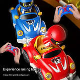 Машинки на пульті, набір 2шт. Bumper Car червона і синя, зіткнення, ефекти, керування окремими пультами, фото 3