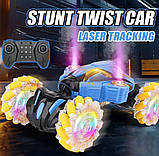 Машинка перевертиш, трюковий всюдихід XF601A на радіокеруванні з парогенератором, підсвіткою та дрифт-ефектом, фото 2