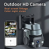 Wi-Fi камера для дому, IP Wi-Fi відеокамера CF-Q812ES 5МПХ з віддаленим доступом вулична + блок живлення для CareCamPro, фото 5