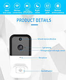 Домофон WiFi, відеодомофон бездротовий Smart Doorbell X5 камера, запис, нічне бачення, підтримка Tuya, фото 5
