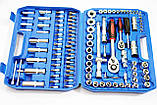 Набір інструментів, комплект головок Piece Tool Set 108 предметів у пластиковому кейсі, для ремонту і обслуговування, фото 6