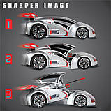 Машинка стріляюча, авто трансформер VELOCITY DEMON на радіокеруванні, з підсвіткою та запуском снарядів, фото 3