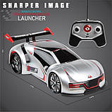 Машинка стріляюча, авто трансформер VELOCITY DEMON на радіокеруванні, з підсвіткою та запуском снарядів, фото 4