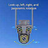 IP камера, WiFi камера PC226 з 3 об'єктивами 1080p, фото 5