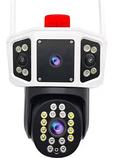 Wi-Fi камера для вулиці, IP Wi-Fi відеокамера YC101 з двома об'єктивами 3MPx+3MPx для YooSee