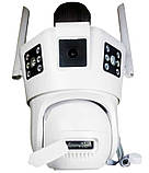 IP камера, WiFi камера SD38 3 об'єктиви 3MPx V380 270°, фото 8
