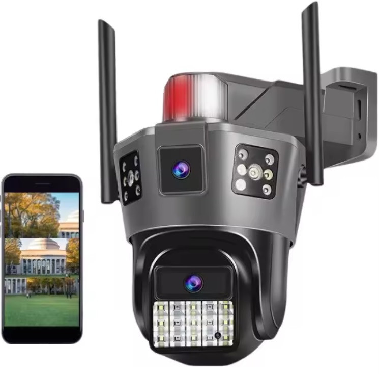 IP камера, WiFi відеокамера SD39G 4G 360° подвійна лінза