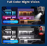 IP камера, WiFi відеокамера SD39G 4G 360° подвійна лінза, фото 4