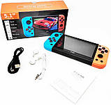 Портативна ретро консоль, ігрова приставка PSP X52 5.1", USB і HDMI, підтримка емуляторів, 10000 ігор, фото 5