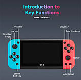 Портативна ретро консоль, ігрова приставка PSP X52 5.1", USB і HDMI, підтримка емуляторів, 10000 ігор, фото 6