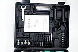 Набір електроінструментів, комплект Дриль + Лобзик + Болгарка у пластиковому кейсі для дому, фото 6