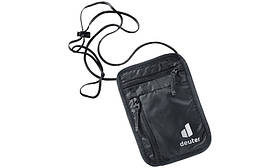 Гаманець Deuter Security Wallet I чорний, легкий і компактний для активного відпочинку.