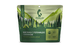 Вівсянка з полуницею та бананом Їdlo, 90 г - ситний сніданок для подорожей