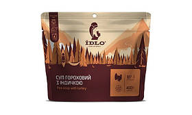 Суп їдло гороховий з індичатиною, швидке приготування, 60 г