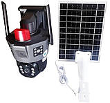 IP камера з 4g, 4g камера відеоспостереження з SIM картою, TP18 4G 2.0 Мп вулична з сонячною панеллю, фото 6