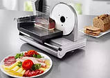 Слайсер для нарізки, ломтерізка RAF R.8800 електрична, 200 Вт, нержавіюча сталь, товщина нарізки 1–15 мм​, фото 5