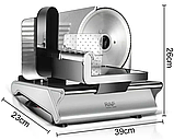 Слайсер для нарізки, ломтерізка RAF R.8800 електрична, 200 Вт, нержавіюча сталь, товщина нарізки 1–15 мм​, фото 10