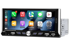 Автомагнітола екраном 1DIN, сенсорна магнітола 6280A 6.9", Android 2/32GB, GPS, Wi-Fi, Bluetooth, USB, екран HD IPS