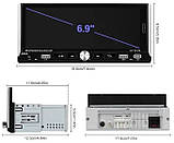 Автомагнітола екраном 1DIN, сенсорна магнітола 6280A 6.9", Android 2/32GB, GPS, Wi-Fi, Bluetooth, USB, екран HD IPS, фото 9