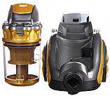 Пилосос безмішковий, контейнерний пилосмок Domotec MS-4408 3600W з турбощіткою, циклоном і резервуаром 4 л, фото 6
