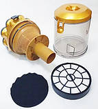 Пилосос безмішковий, контейнерний пилосмок Domotec MS-4408 3600W з турбощіткою, циклоном і резервуаром 4 л, фото 9