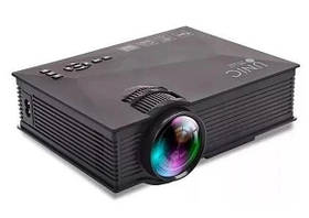 Проєктор мультимедійний, Wi-Fi LED проєктор Unic UC68 портативний, підтримка HD 1080p, для дому та офісу