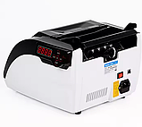 Рахункова машинка для купюр, Bill Counter AL-6100 автоматичний лічильник з детектором валют Чорний, фото 4