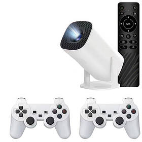 Смарт-проектор P30 Max 4K UHD, Android 11, 64 ГБ, з 2 джойстиками, Wi-Fi, HDMI, для ігор і домашнього кінотеатру