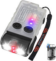 Ліхтар-брелок Boruit V20 повертається на 180° 1000 Лм IP67 Прозорий