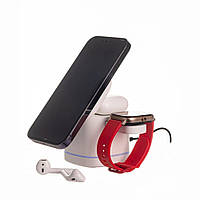 Бездротовий зарядний пристрій  з монохромним підсвічуванням