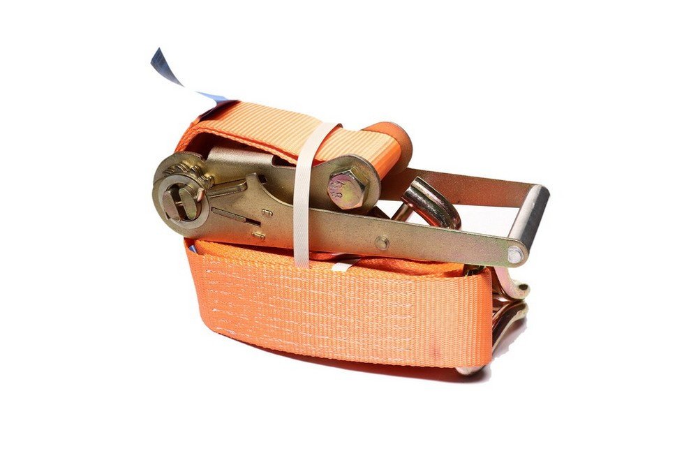 Стяжка вантажу, 10t. 75mm.x10m. (0.5 + 9.5) метал. ручка  DK-3965