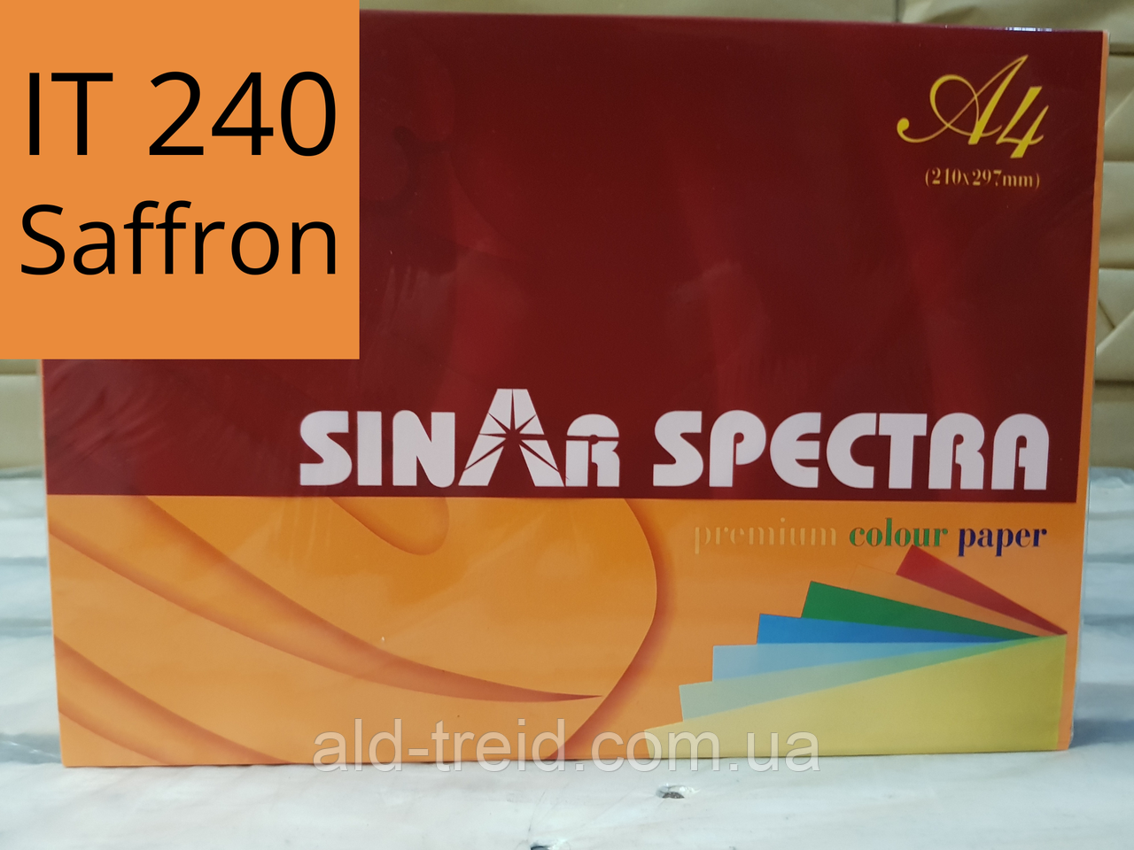 Папір кольоровий Spectra Color А4 160 г/м2 помаранчевий IT240 Saffron