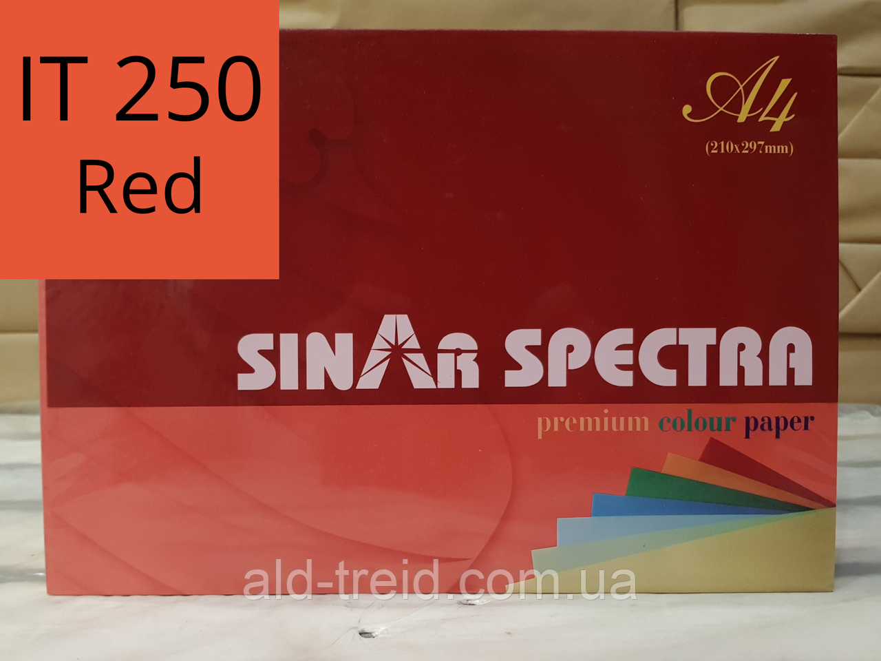 Папір кольоровий Spectra Color А4 80 г/м2 червоний IT250 Red