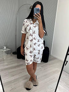 Жіноча піжама тріка сорочка , шорти , штани