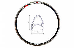 Обід 29" Firestone 36шп, чорний (RIM-28-003-1)