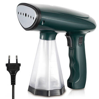 Ручний відпарювач зі складною ручкою, 1600Вт, 200мл BITEK BT-1277B, Зелений / Відпарювач для одягу