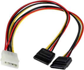 Кабель живлення Atcom Molex-2Sata 0.2 м (16148)