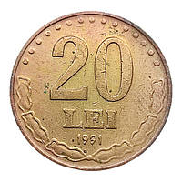 Румунія 20 леїв, 1991
