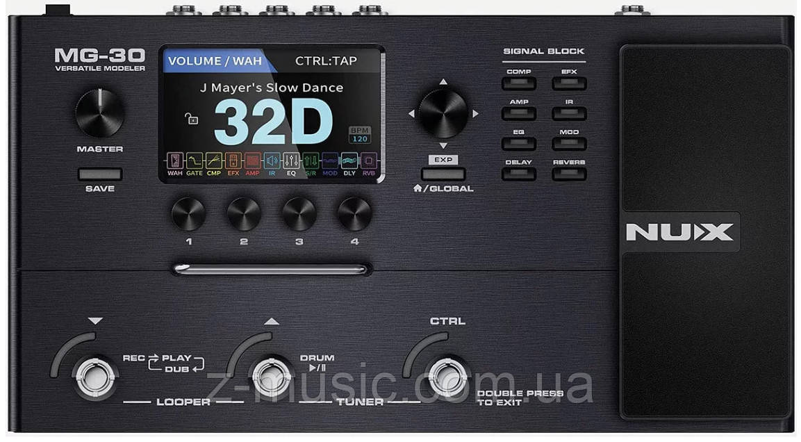 Гітарний процесор ефектів NUX MG-30, фото 1