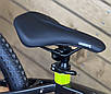 Сідло для велосипеда ONRIDE Spot чорне + світловідбиваюча смужка KLS, фото 4