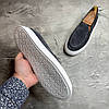 Чоловічі замшеві лофери сірі (натуральна замша), туфлі із замші сірого кольору для чоловіків весна осінь, розмір 40 41 42 43 44 45, фото 7