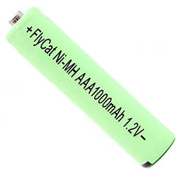 Акумуляторна батарейка Ni-MH AAA, 1000mAh, 1,2v, FlyCat / Пальчиковий акумулятор / Багаторазова батарейка