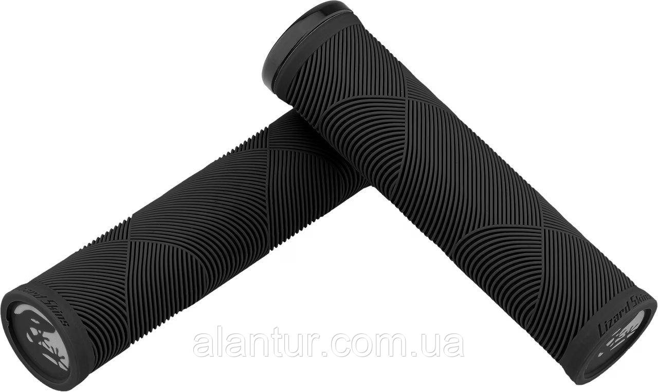 Грипси Lizard Skins STRATA Lock-On 135 мм чорні для MTB та Enduro