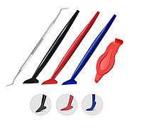 Інструменти для антихрома, для клеєння плівок комплект 5 шт.